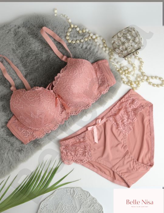 Wired Lace Bra & Panty Set - Stylish & Supportive | BelleNisa